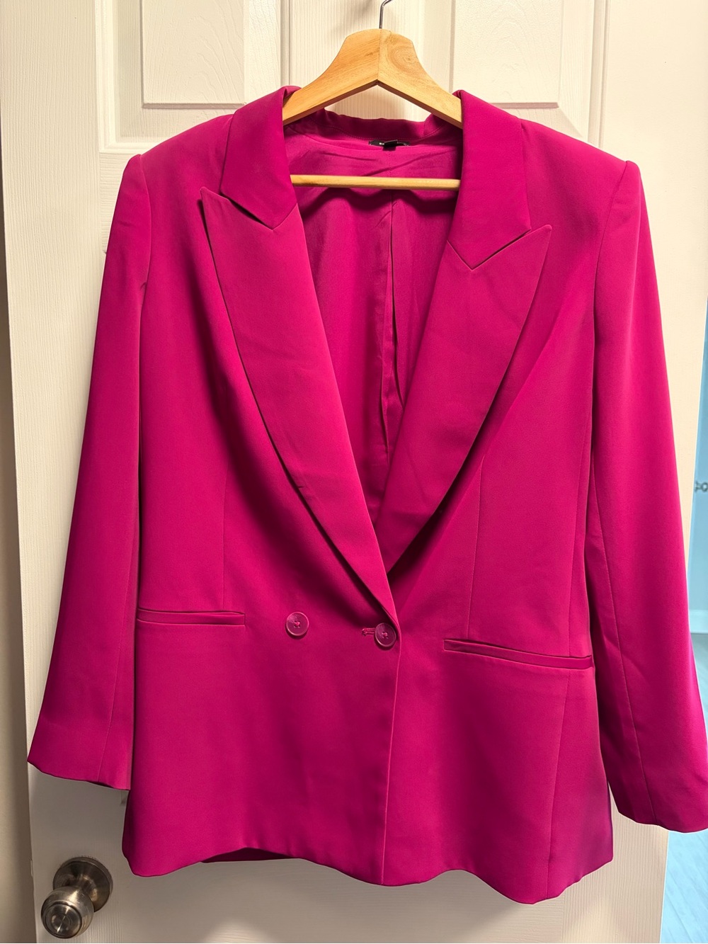 Women’s Double-Breasted Wild Orchid 27” Blazer
